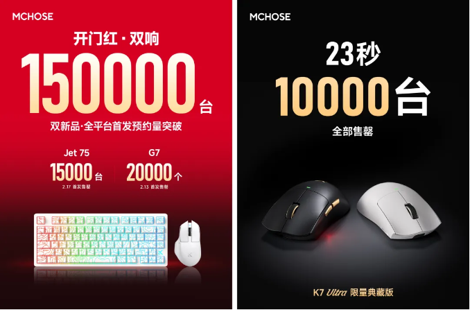 知名外设品牌迈从（MCHOSE）确认参展2025ChinaJoyBTOC！现场精美定制周边免费领(图2)